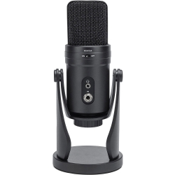 SAMSON G-TRACK PRO - Microphone à condensateur USB multipolaire - interface audio 24/96 kHz - avec câbles audio, USB et support