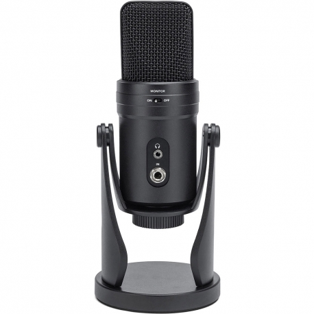 SAMSON G-TRACK PRO - Microphone à condensateur USB multipolaire - interface audio 24/96 kHz - avec câbles audio, USB et support