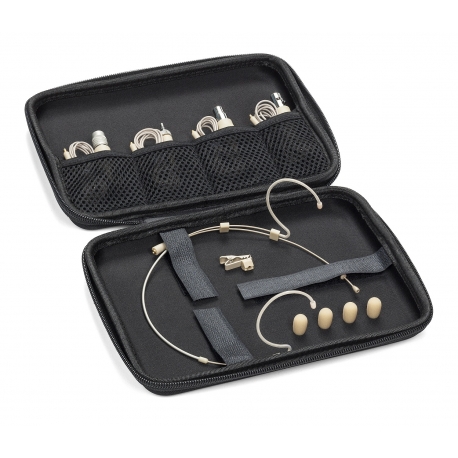 SAMSON DE10X - Microphone casque à électret omnidirectionnel - beige - avec étui