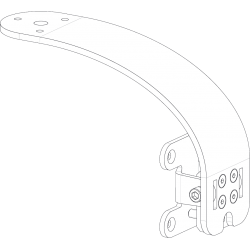 MARTIN AUDIO Fixation plafond CDD6-8-WR blanc