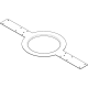 QSC SYSTEMS Bride montage placo. AC-C4T (par 6)