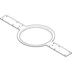 QSC SYSTEMS Bride montage placo. AC-C6T (par 6)
