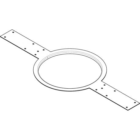 QSC SYSTEMS Bride montage placo. AC-C6T (par 6)