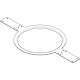 QSC SYSTEMS Bride montage placo. AC-C8T (par 6)