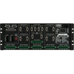 QSC SYSTEMS Panneau 8 can. redondance amp. DataPort