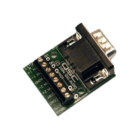 QSC SYSTEMS Convert. DataPort vers Euroblock (coudé)