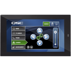 QSC SYSTEMS Ecran de contrôle 5,5" Q-Sys (POE) mural