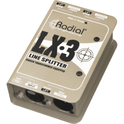 RADIAL ENGINEERING Splitter passif niveau ligne 1 entrées/3 sorties