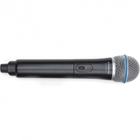 SAMSON HXD2 - Microphone émetteur à main pour Go Mic Mobile - capsule samson Q8