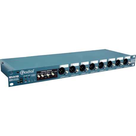 RADIAL ENGINEERING Switcher automatique 8 canaux et 2 interfaces USB