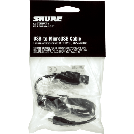 SHURE Câble micro USB - USB 1 m