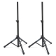 SAMSON SP50P - Paire de stands pour haut-parleur - trépied - noir