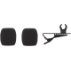 SHURE 1 mousse + 2 pinces cravate CVL-B/C
