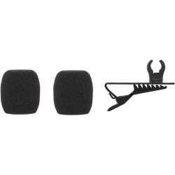 SHURE 1 mousse + 2 pinces cravate CVL-B/C