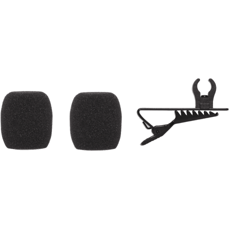 SHURE 1 mousse + 2 pinces cravate CVL-B/C