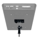 SAMSON SMS124 - Fixation orientable métallique pour console MXP124 & MXP124FX - à monter sur stand microphone - noir