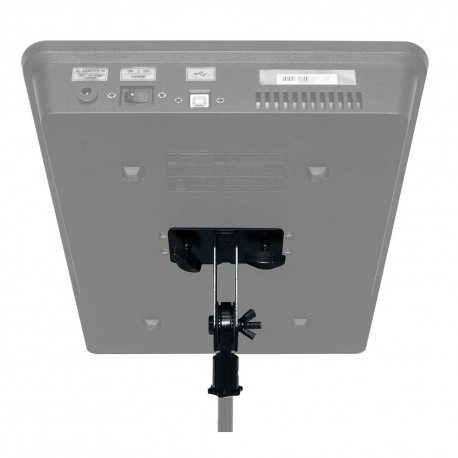 SAMSON SMS124 - Fixation orientable métallique pour console MXP124 & MXP124FX - à monter sur stand microphone - noir