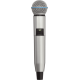 SHURE Corps émetteur argent pour GLXD2-SM58/BETA62