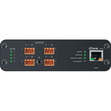 SHURE Interface audio réseau Dante 4 sorties- Block