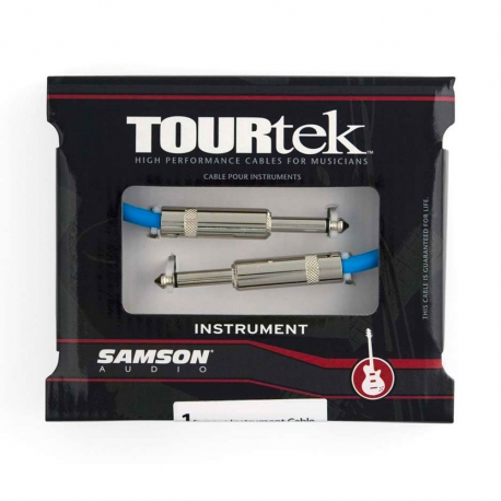 SAMSON TI1 - Câble jack-jack 6.35mm - 0,3 mètres