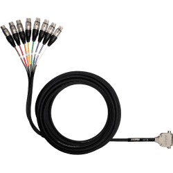 SHURE MULTI DB25- 8 XLRF - 7.60M