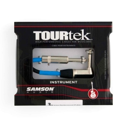 SAMSON TIL3 - Câble jack-jack angle 6.35mm - 0,9 mètres