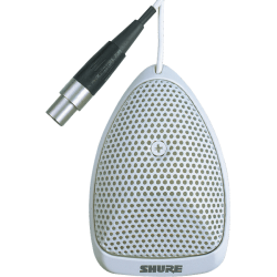 SHURE MICRO EFFET SURFACE BLANC CARDIOIDE