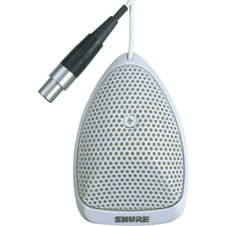 SHURE MIC EFFET SURFACE BLANC SUPERCARDIO