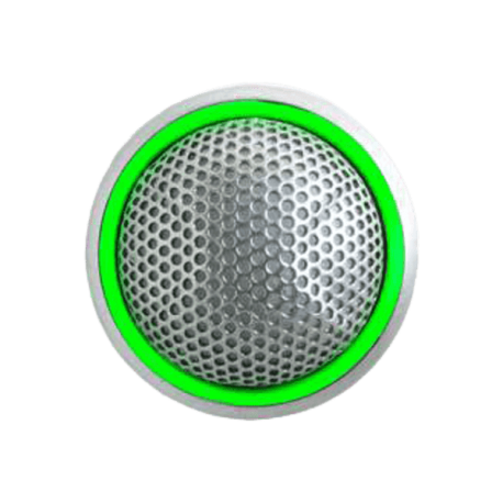 SHURE MIC BOUTON ALU LED BIDIRECT