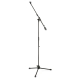 SAMSON MK5 - Pack pied de microphone perche - trépied - noir - livré avec pince micro, bonnette et câble XLR 5m