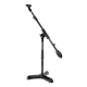SAMSON MB1 - Pied de microphone bas - trépied - noir - pince micro incluse
