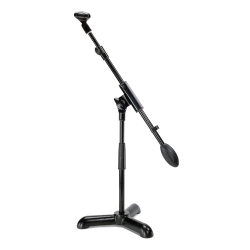 SAMSON MB1 - Pied de microphone bas - trépied - noir - pince micro incluse