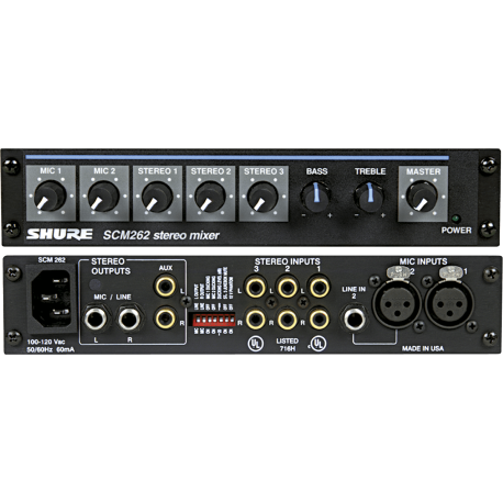 SHURE MELANGEUR STEREO 5 VOIES