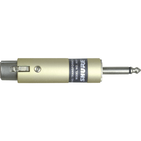SHURE Transformateur XLR femelle / jack mâle