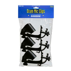 SAMSON DMC100 - Support de microphone à clipper sur cercle batterie - 3 pièces