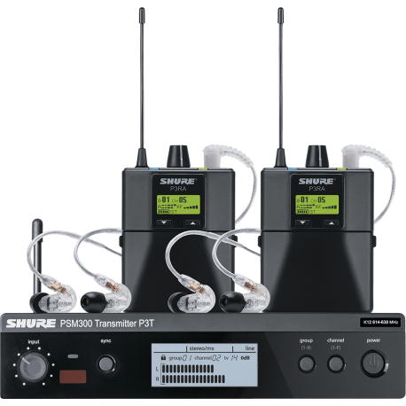 SHURE Twinpack PSM300 Pro, Bande K3E