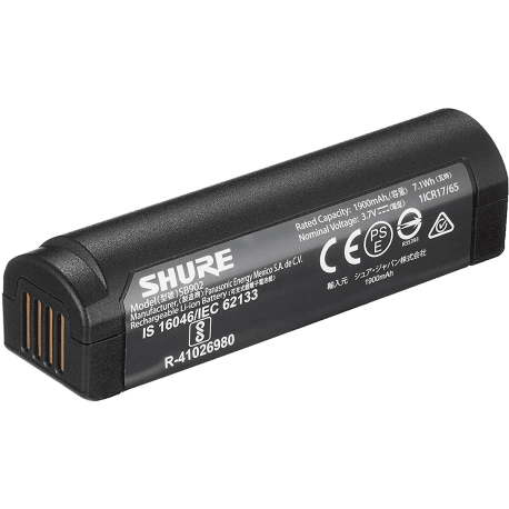 SHURE Accu Lithium-Ion pour GLX-D / GLX-D Advanced / MXW2