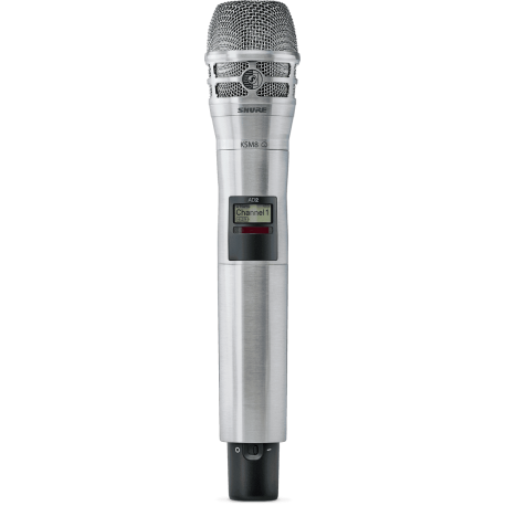 SHURE Emetteur AD2 KSM8 nickel - 470-636 MHz