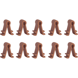 SHURE Fixe micro pour acc. TL brun 10 pcs