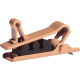 SHURE Pince cravate simple brune 3 pcs