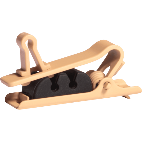 SHURE Pince cravate simple beige 3 pcs