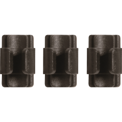 SHURE Clip passe-câble Serre-tête TH53 Noir 3 pcs