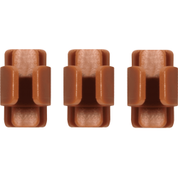 SHURE Clip passe-câble Serre-tête TH53 Brun 3 pcs