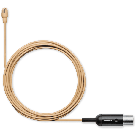 SHURE Cravate Omni haute sensibilité MTQG Beige