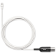 SHURE Cravate Omni haute sensibilité MTQG Blanc