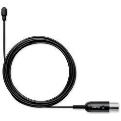 SHURE Cravate Omni faible sensibilité MTQG Noir