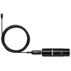 SHURE Cravate Omni faible sensibilité XLR Noir +Acc