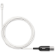 SHURE Cravate Omni faible sensibilité MTQG Blanc +Acc