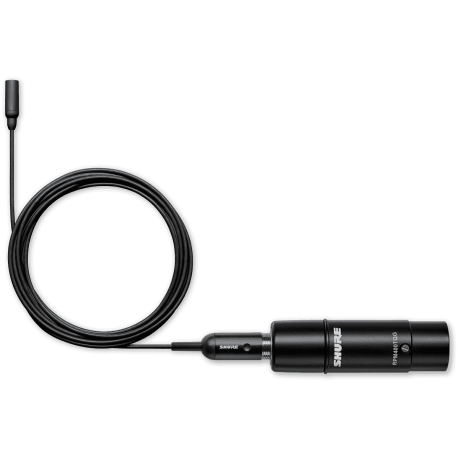 SHURE Cravate Omni optimisé XLR Noir + Acc