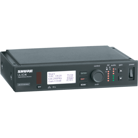 SHURE Récepteur simple ULX-D VHF - 174 à 216 MHz